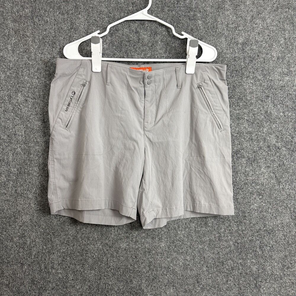 Merrell Selectwick Outdoor Hiking Shorts Womens Size 16 Gray
